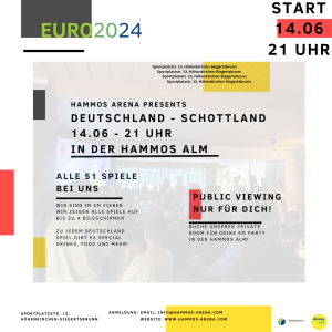 Euro2024 in der hammos arena!